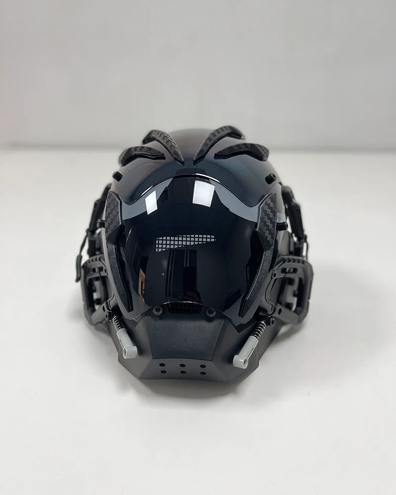 Party Music Festival Cyberpunk Helmet Mask - Image 3