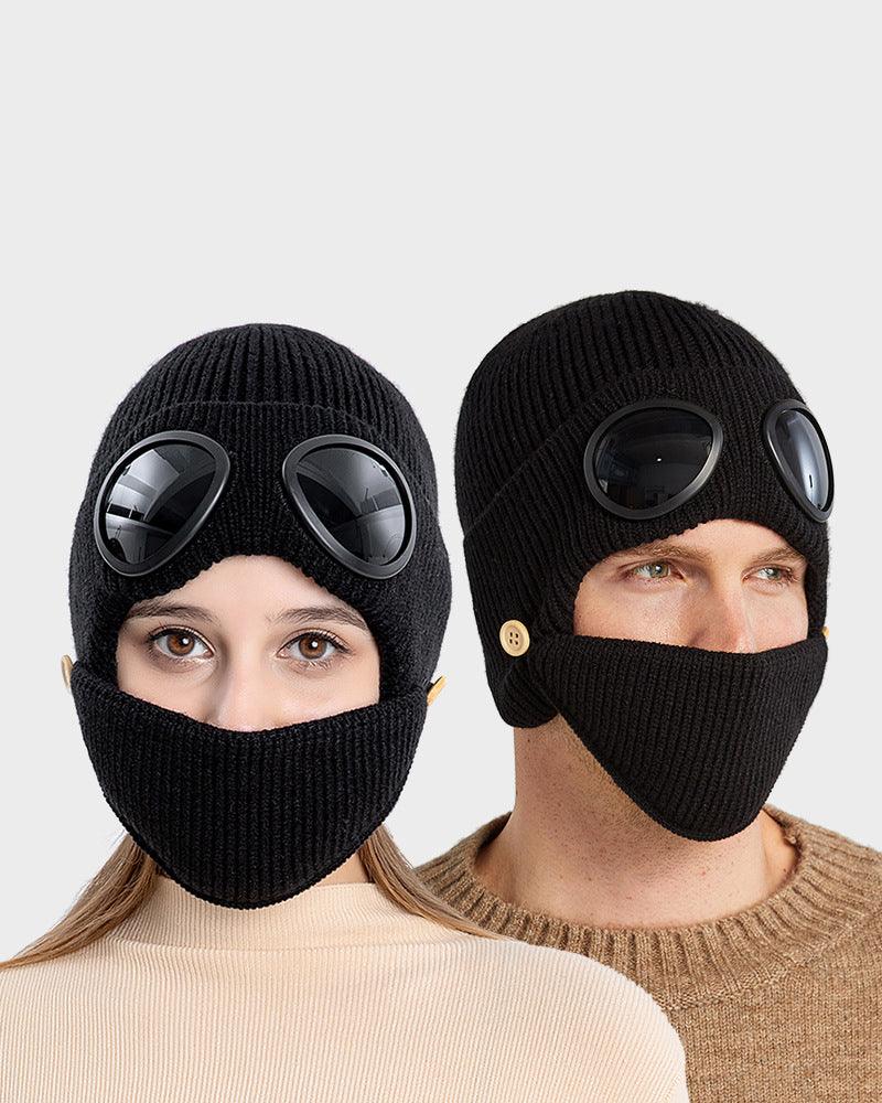 Pilot Knitted Ski Mask And Hat - Image 3