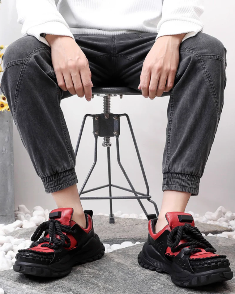 Punk Chunky Dad Shoes Outdoor Hiking Shoes - Image 11