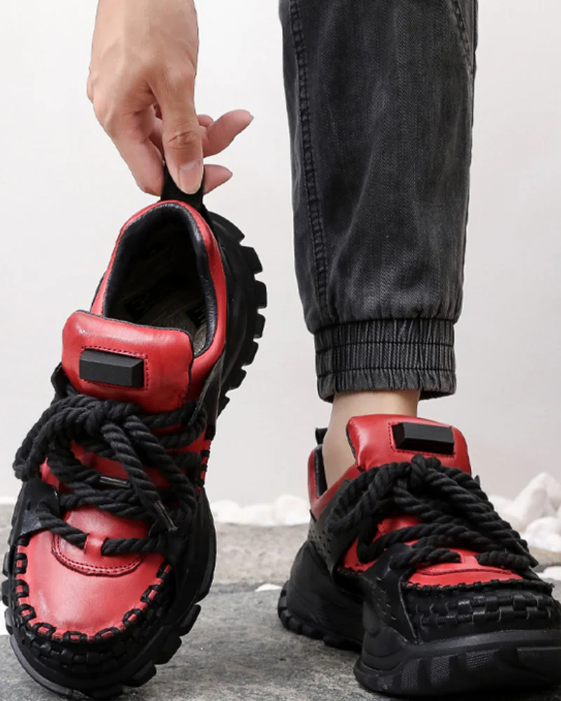 Punk Chunky Dad Shoes Outdoor Hiking Shoes - Image 12