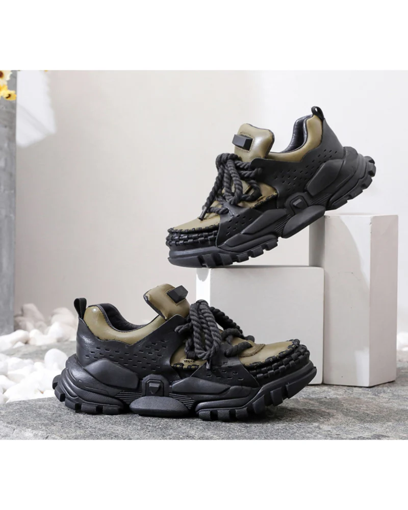 Punk Chunky Dad Shoes Outdoor Hiking Shoes - Image 14