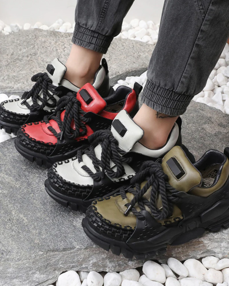 Punk Chunky Dad Shoes Outdoor Hiking Shoes - Image 2