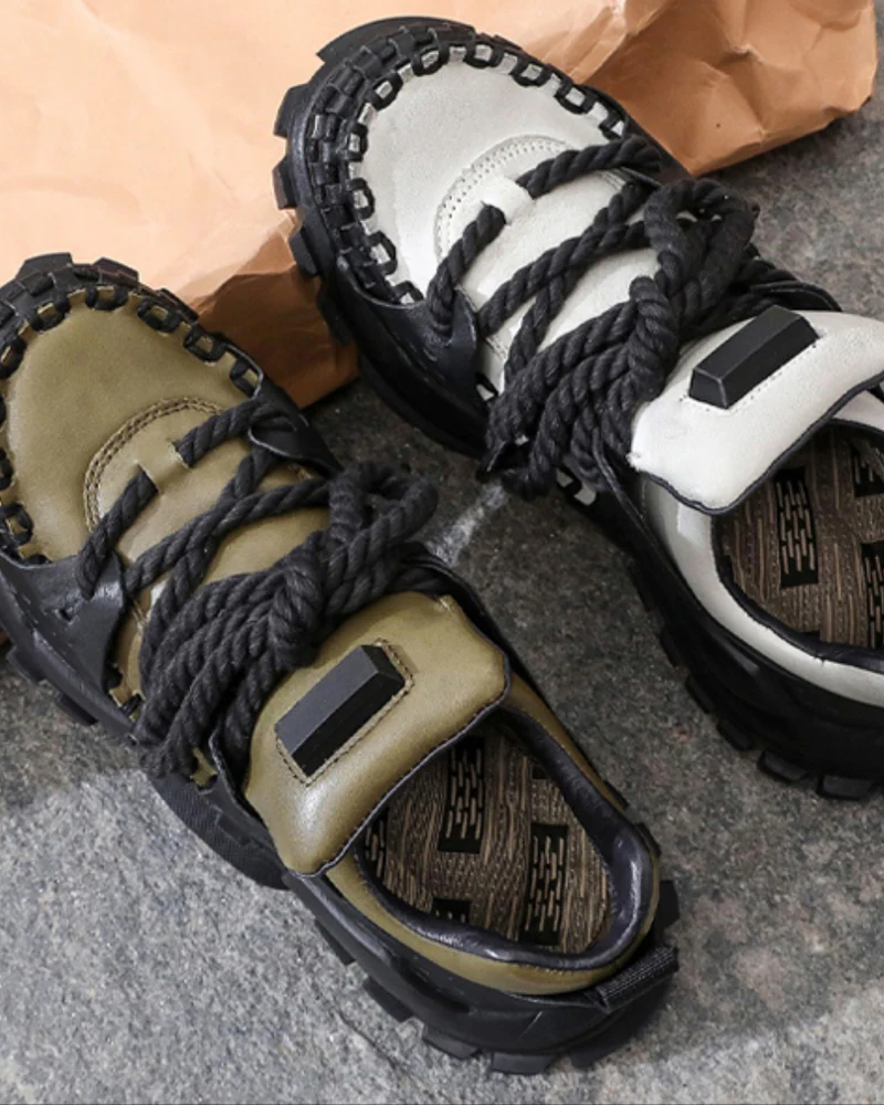Punk Chunky Dad Shoes Outdoor Hiking Shoes - Image 6