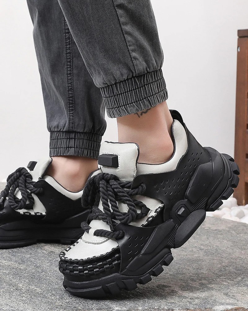 Punk Chunky Dad Shoes Outdoor Hiking Shoes - Image 8