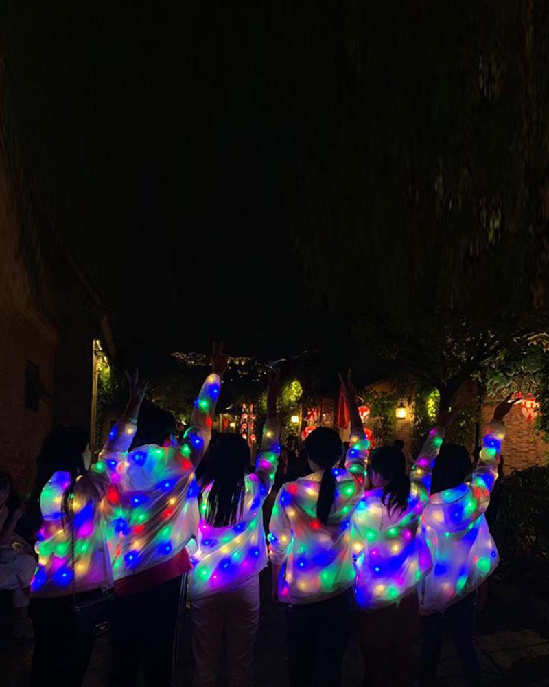 Rave Clothing Led Colorful Light Up Jacket - Image 7