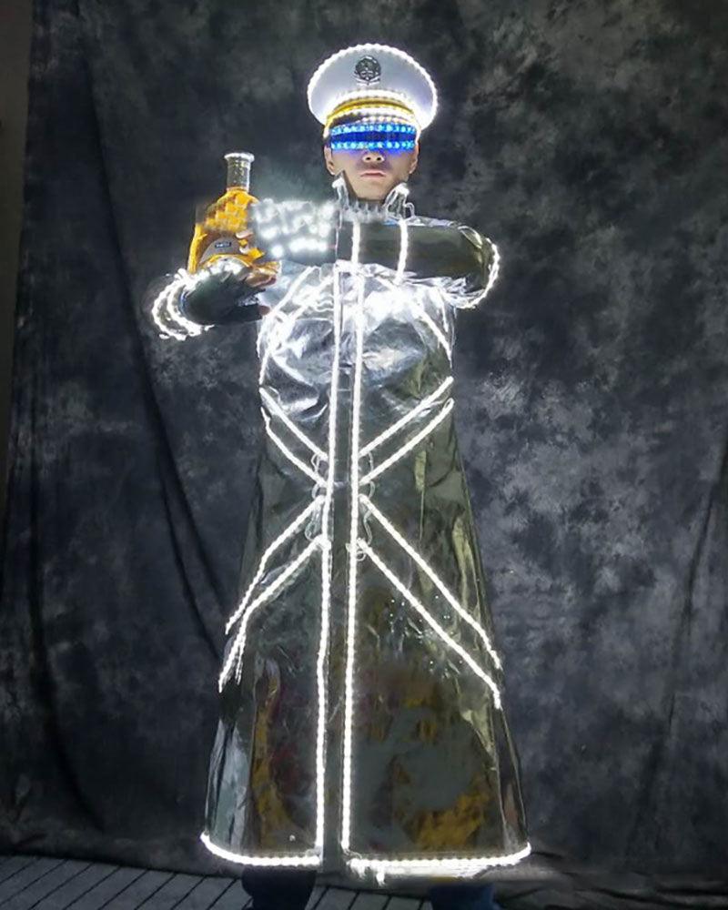 Rave Clothing Led Dj Performance Light-up Costume（Hat And Clothing） - Image 7