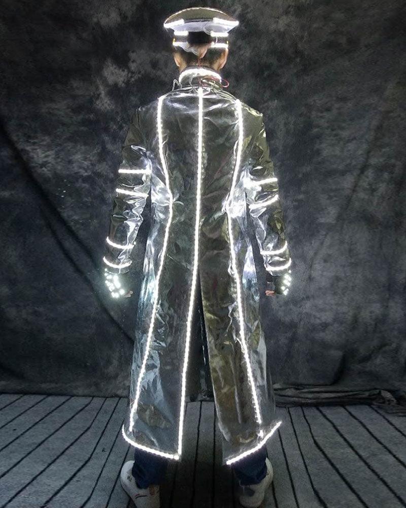 Rave Clothing Led Dj Performance Light-up Costume（Hat And Clothing） - Image 9