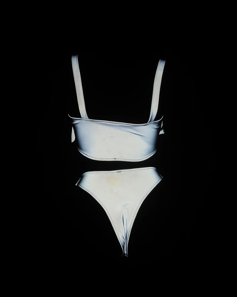 Reflective Rave Clothing Shiny Bikini Set - Image 11
