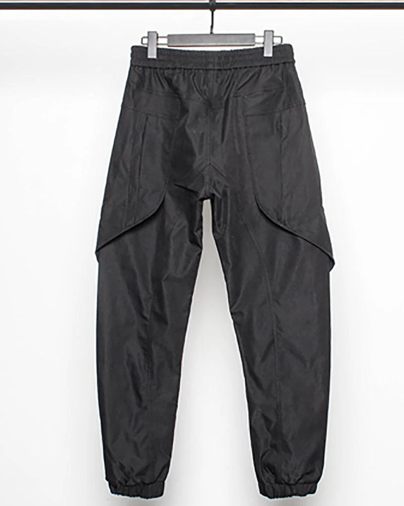 Samurai Functional Patchwork Black Cargo Pants - Image 11