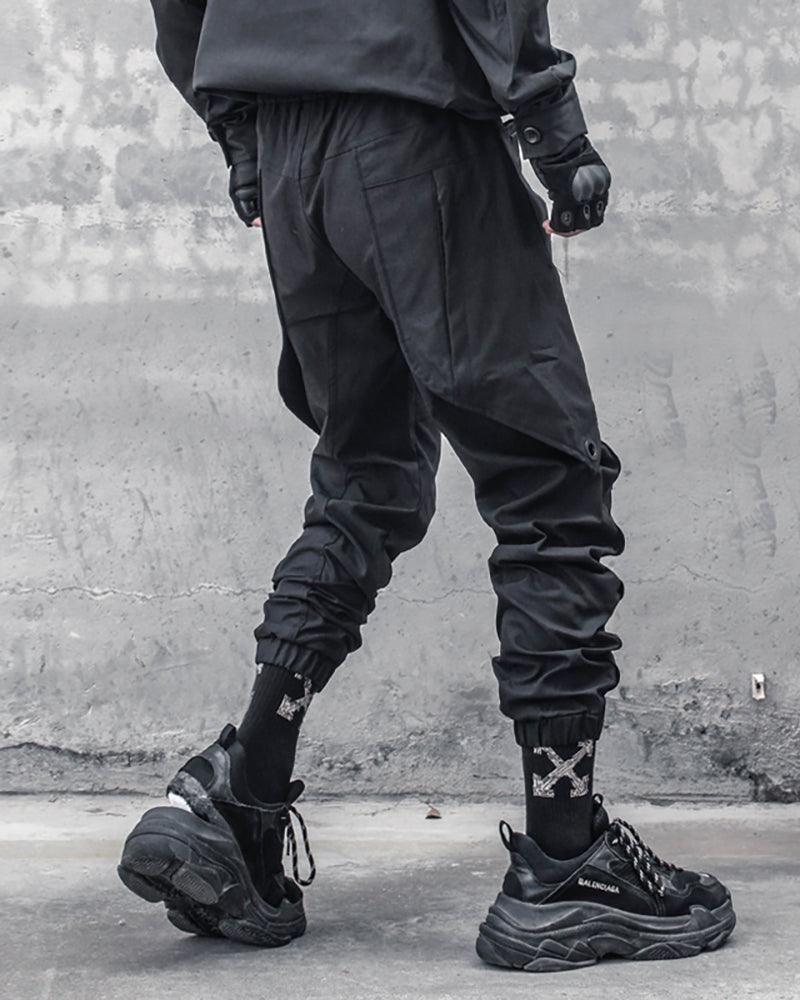 Samurai Functional Patchwork Black Cargo Pants - Image 7