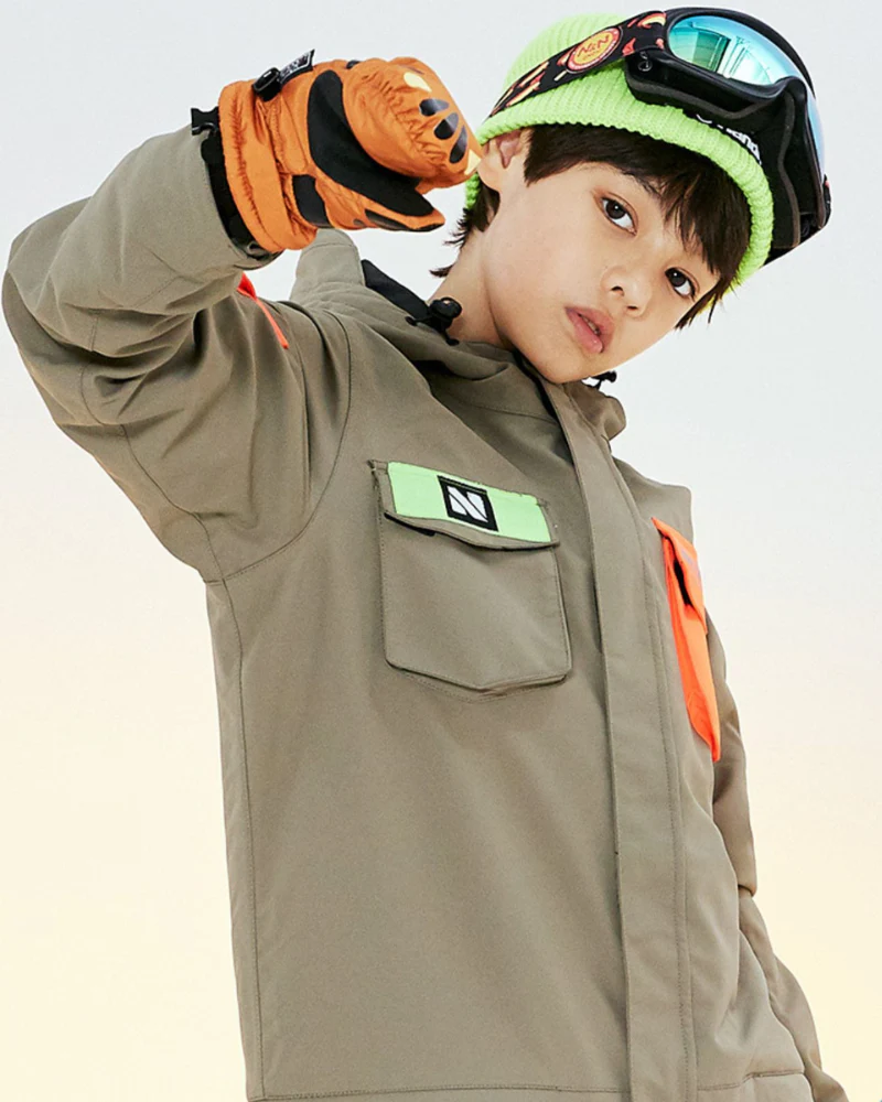 Ski Swear Cartoon Waterproof Warm Kids Ski Gloves - Image 13