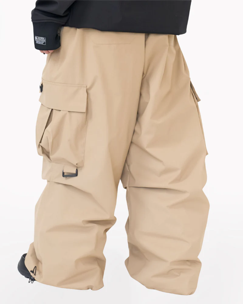 Ski Wear 3L Baggy Cargo Snow Pants - Unisex - Image 3