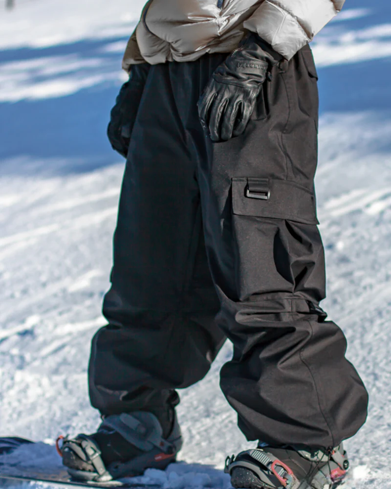 Ski Wear 3L Baggy Cargo Snow Pants - Unisex - Image 7