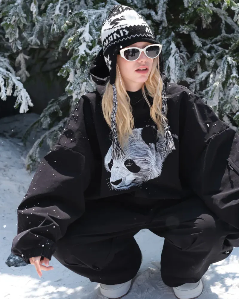 Ski Wear 3L Panda Snow Suit -Unisex (Single Unit Available) - Image 3