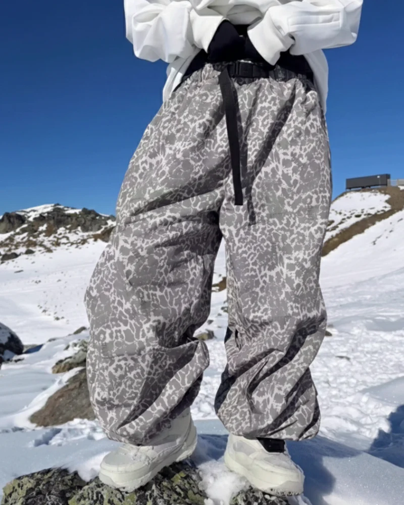 Ski Wear 3L Waterproof Cheetah Ski Pants - Unisex - Image 2