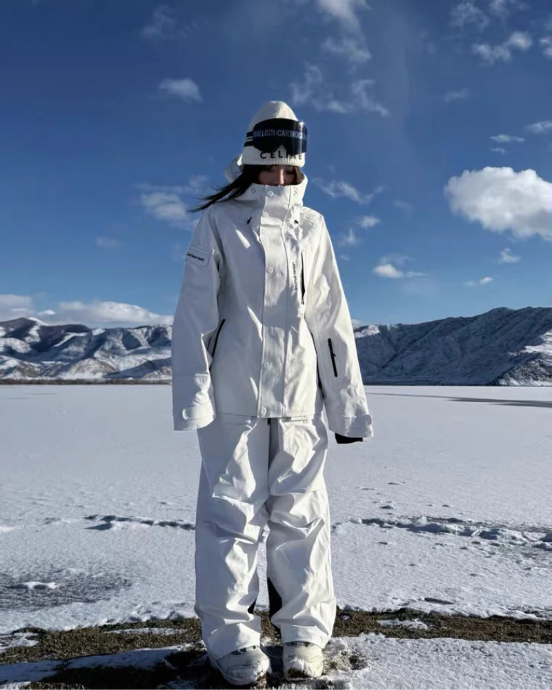 Ski Wear 3L Waterproof Windproof Hardshell Snowboard Suit -Unisex - Image 17