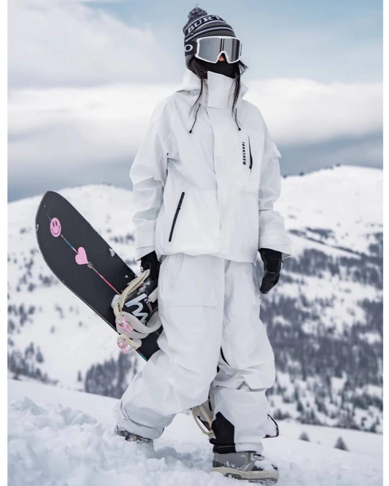 Ski Wear 3L Waterproof Windproof Hardshell Snowboard Suit -Unisex - Image 6