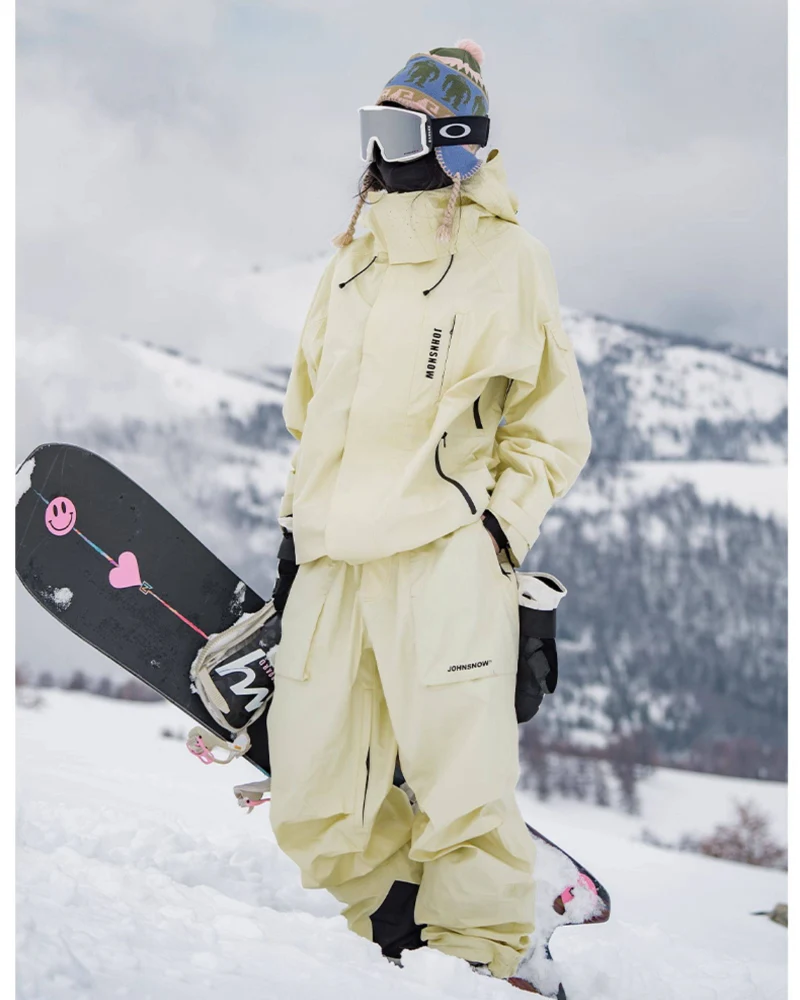 Ski Wear 3L Waterproof Windproof Hardshell Snowboard Suit -Unisex - Image 7