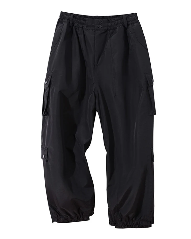 Ski Wear Baggy Snowboard Cargo Snow Pants - Unisex - Image 8