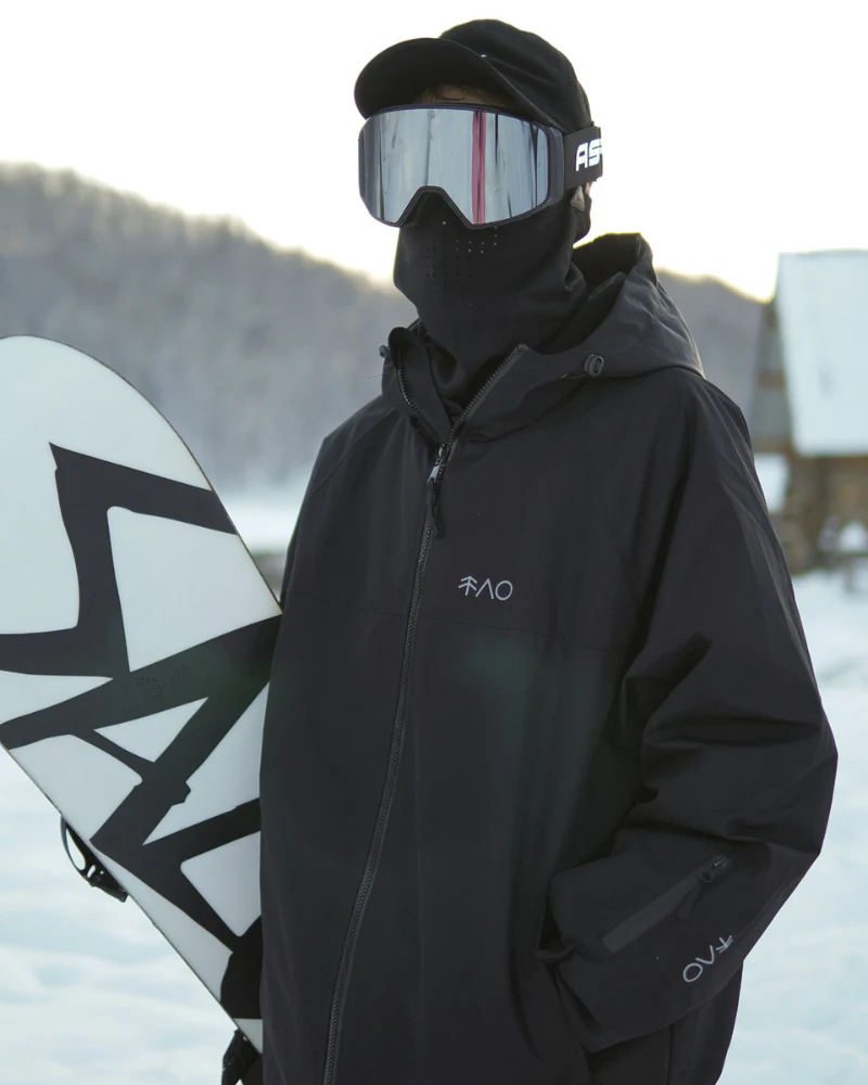 Ski Wear Black Fleece-Lined Waterproof Ski Suit -Unisex (Single Unit Available) - Image 5