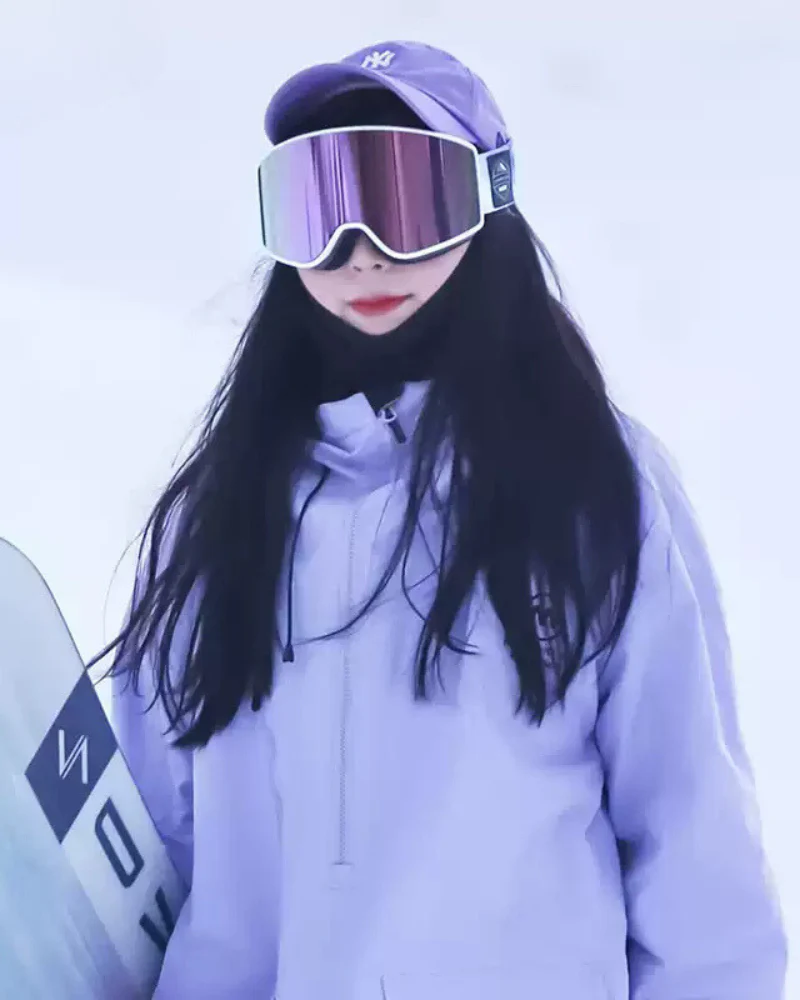Ski Wear Double Layer Anti-fog Ski Goggles - Image 3