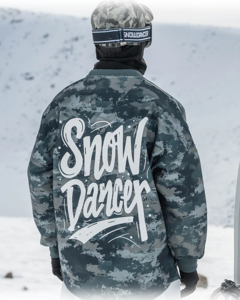 Ski Wear Fleece-Lined Waterproof Ski Sweatshirt -Unisex - Image 3