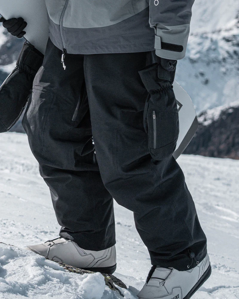 Ski Wear Fleece-lined Waterproof Snow Pants -Unisex - Image 4
