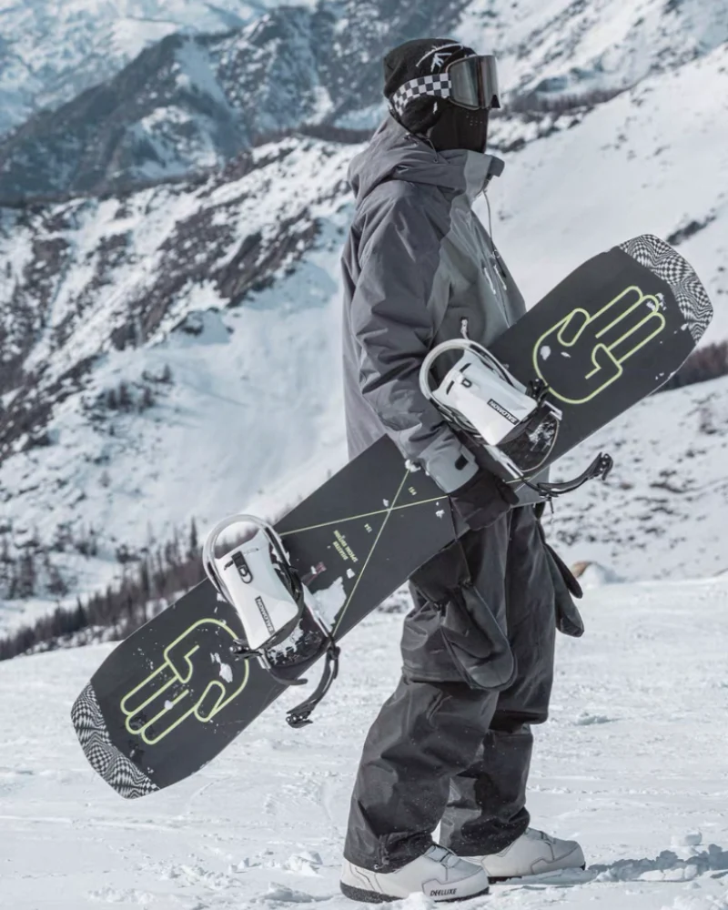 Ski Wear Fleece-lined Waterproof Snow Pants -Unisex - Image 5