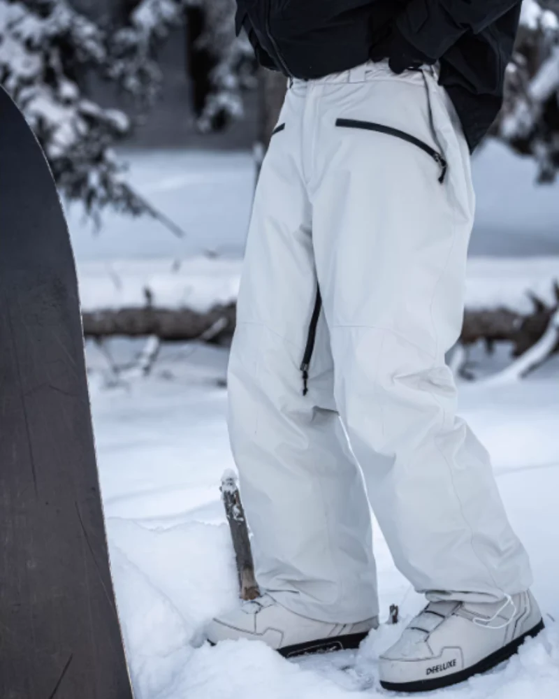 Ski Wear Fleece-lined Waterproof Snow Pants -Unisex - Image 7