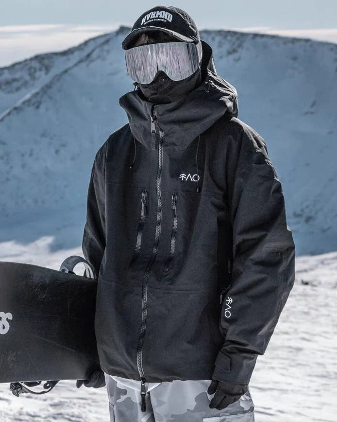 Ski Wear Fleece Lining 3L Waterproof Ski Jacket -Unisex