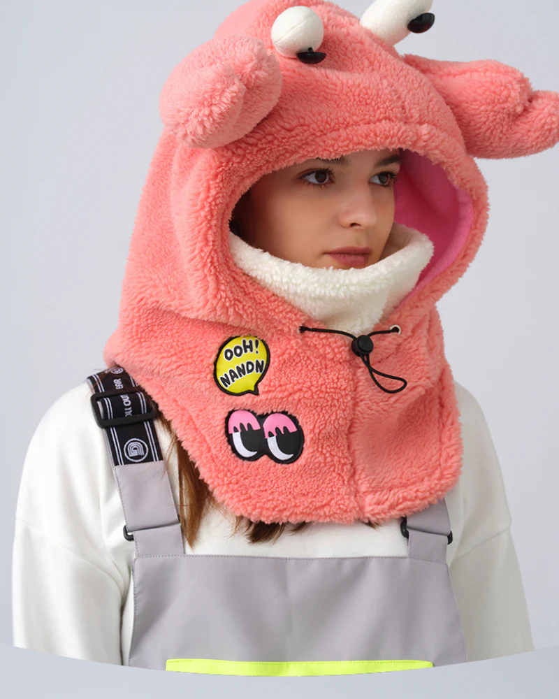 Ski Wear Fluffy & Adorable Unisex Face Mask - Image 5