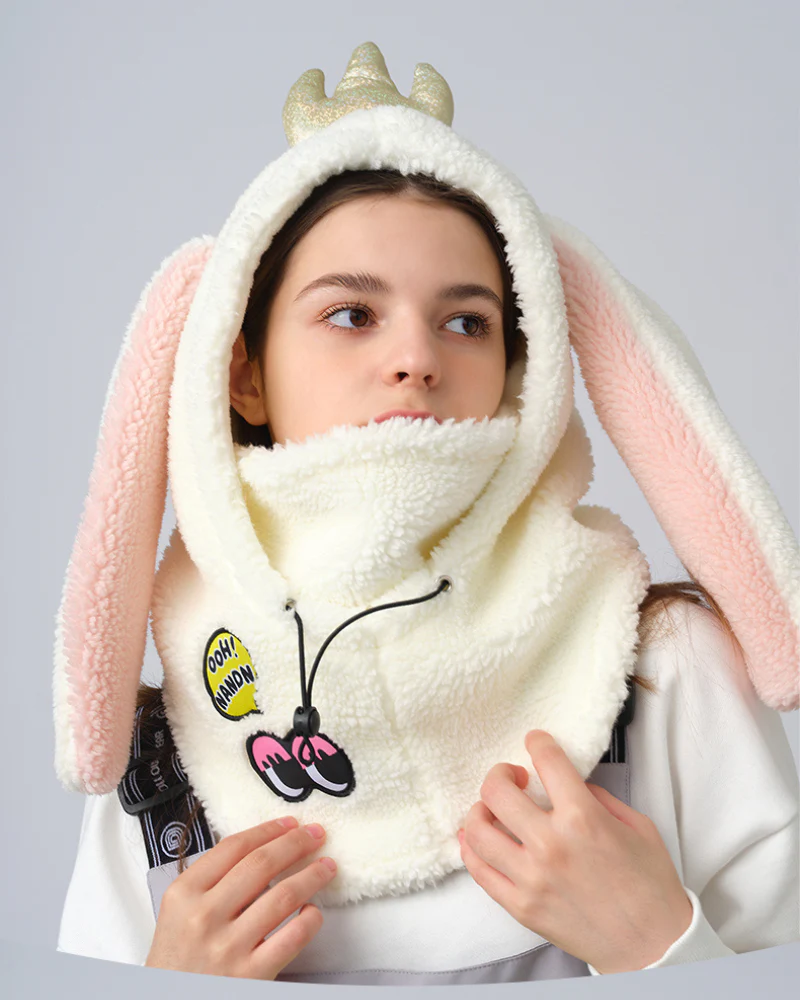 Ski Wear Fluffy & Adorable Unisex Face Mask - Image 8