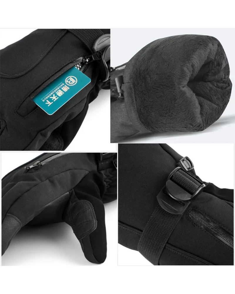 Ski Wear Insulated Thick Outdoor Ski Gloves - Image 11