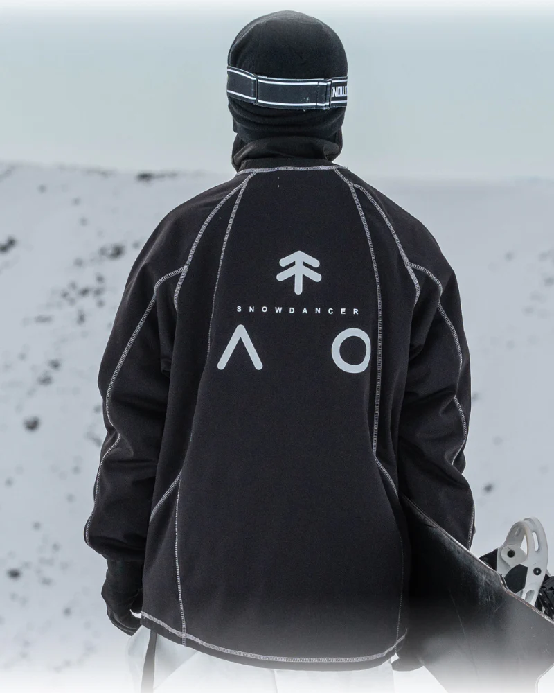 Ski Wear Loose-Fit Fleece-Lined Indoor Ski Sweatshirt -Unisex