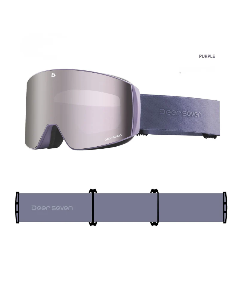 Ski Wear Magnetic Anti-Fog Ski Goggles - Image 9