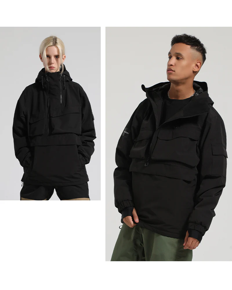 Ski Wear Multi-pocket Cargo Ski Jacket - Unisex - Image 3