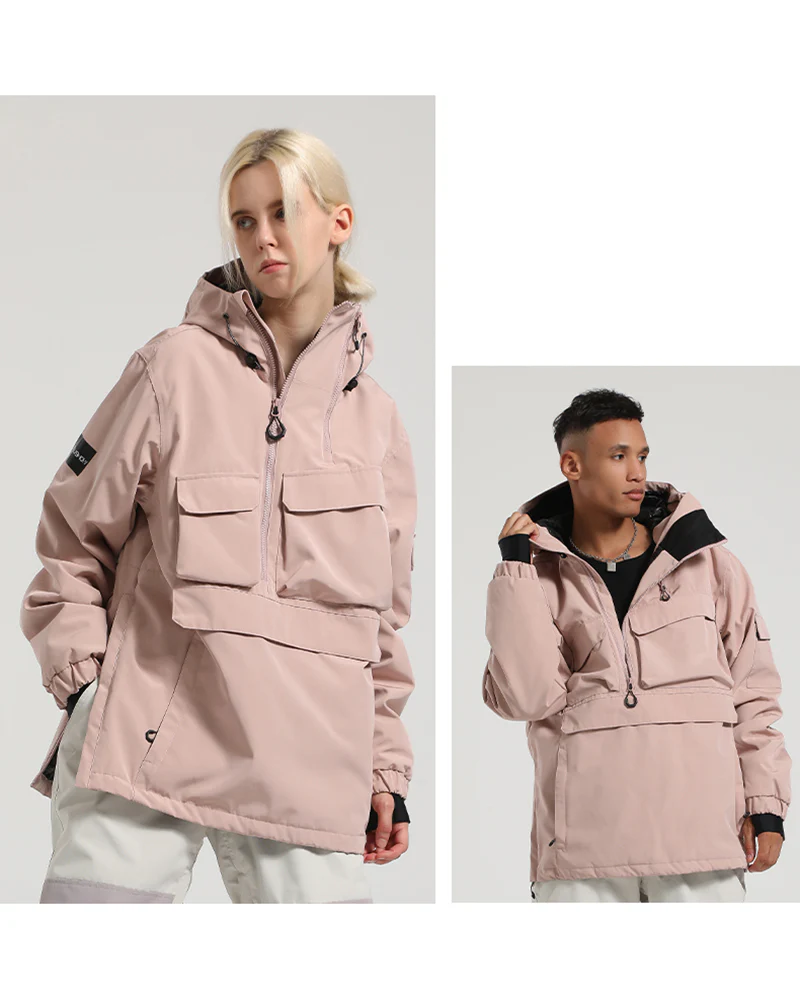 Ski Wear Multi-pocket Cargo Ski Jacket - Unisex - Image 9