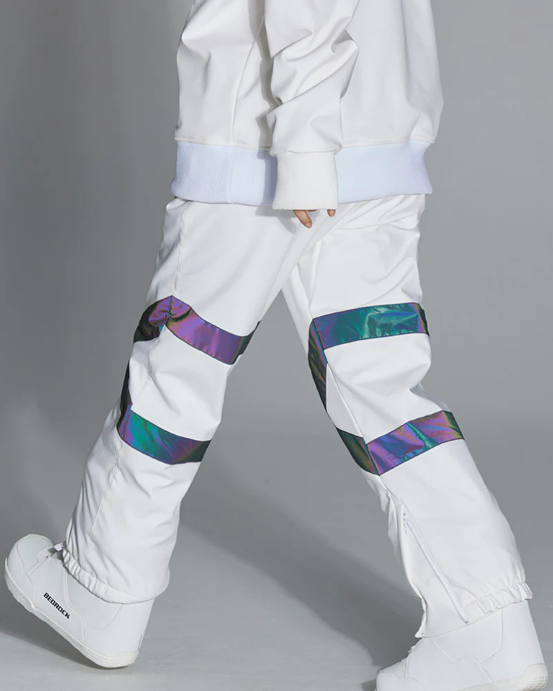 Ski Wear Neon Reflective Baggy Snow Pants -Unisex - Image 11