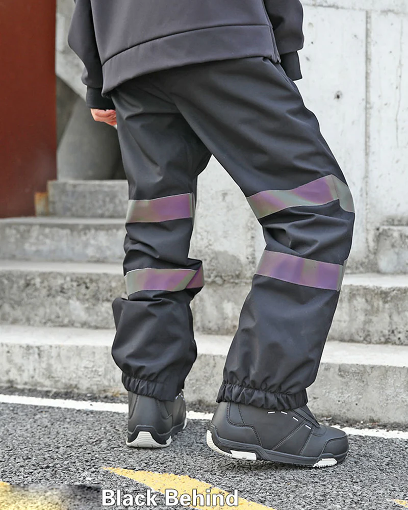 Ski Wear Neon Reflective Baggy Snow Pants -Unisex - Image 16