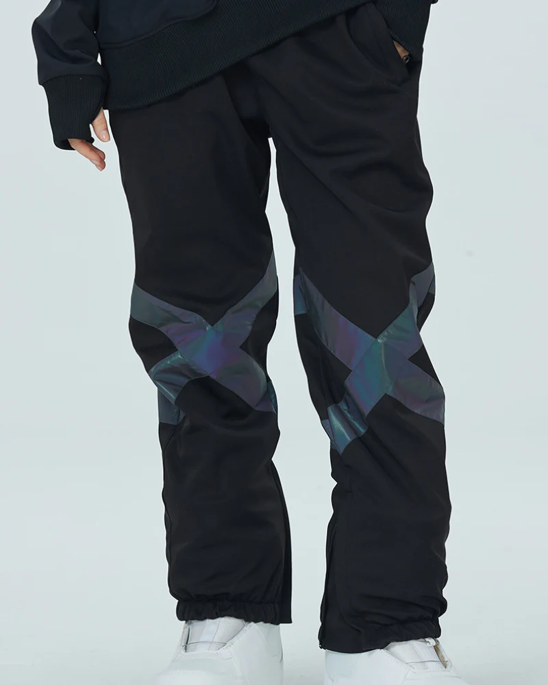Ski Wear Neon Reflective Baggy Snow Pants -Unisex - Image 7