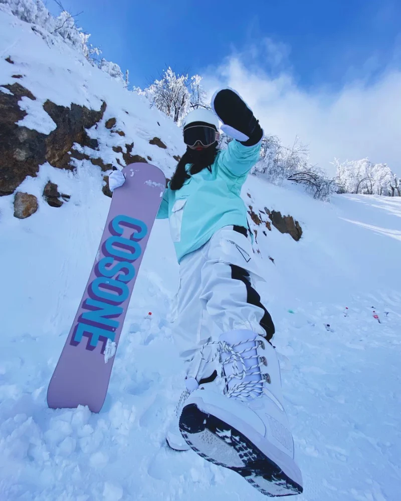 Ski Wear Neon Reflective Cargo Snow Pants -Unisex - Image 8