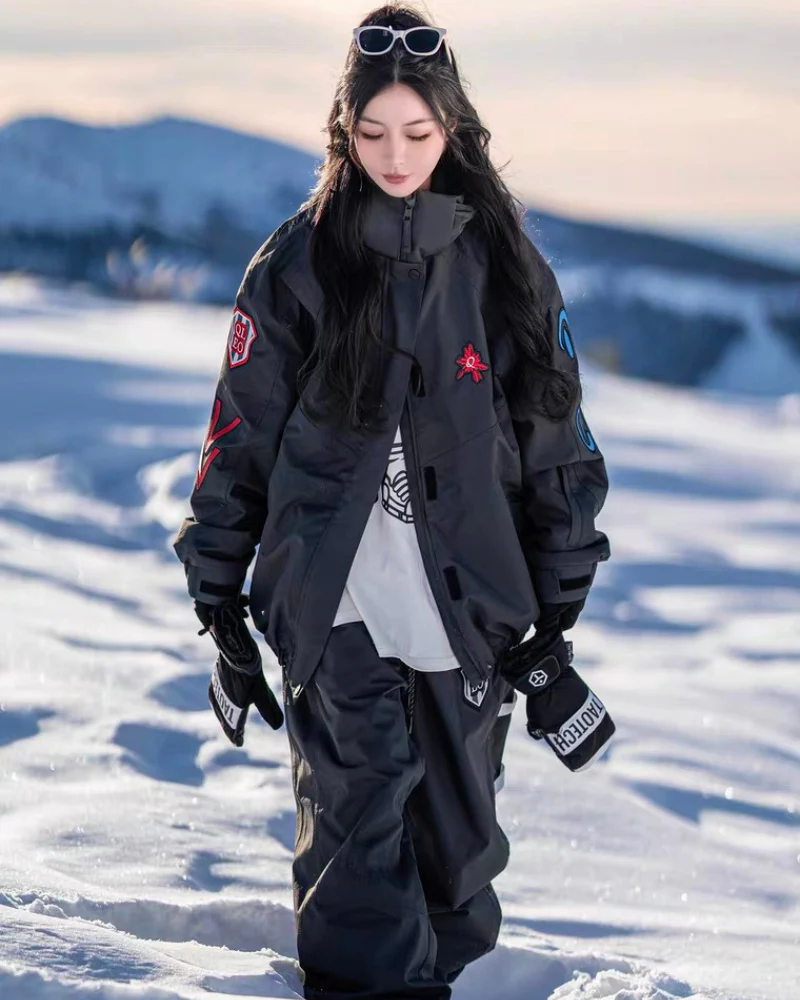 Ski Wear Night Warrior 3L Fleece Ski Suit - Unisex (Single Unit Available) - Image 2