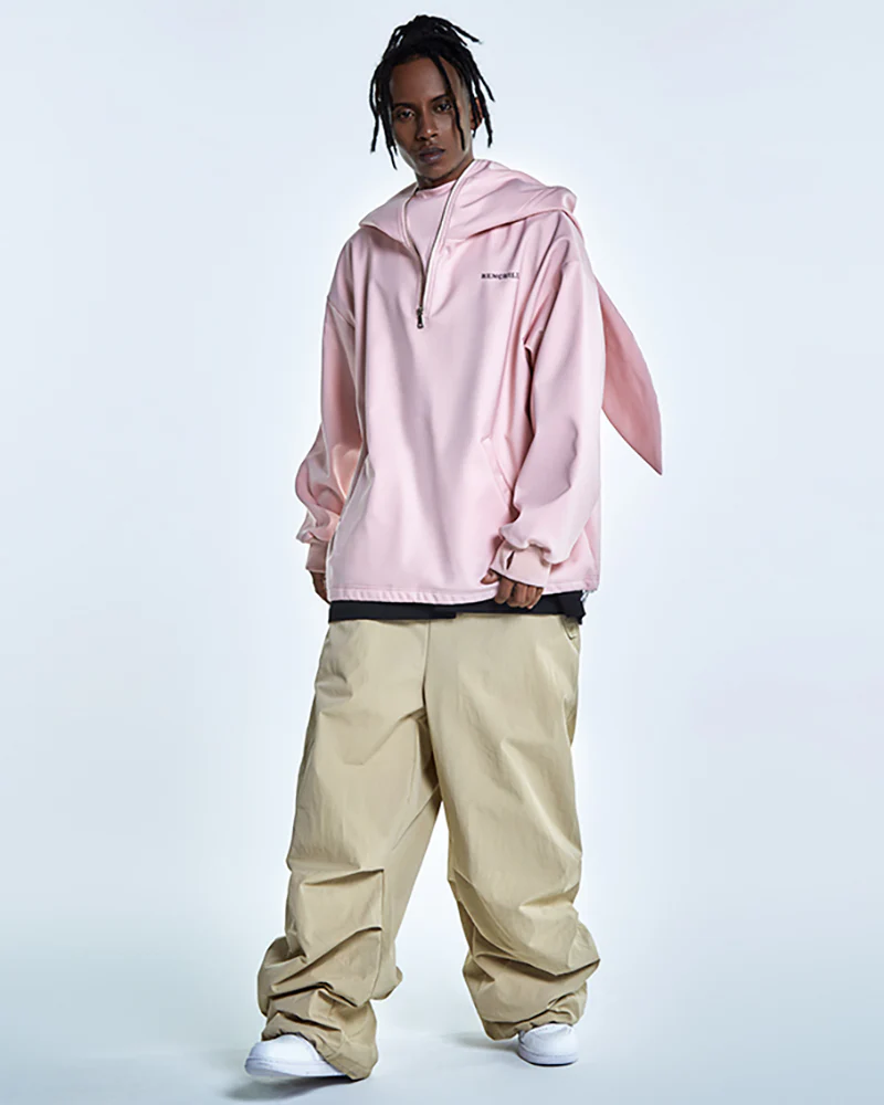 Ski Wear Outdoor Adorable Bunny Ears Warm Hoodie -Unisex - Image 7