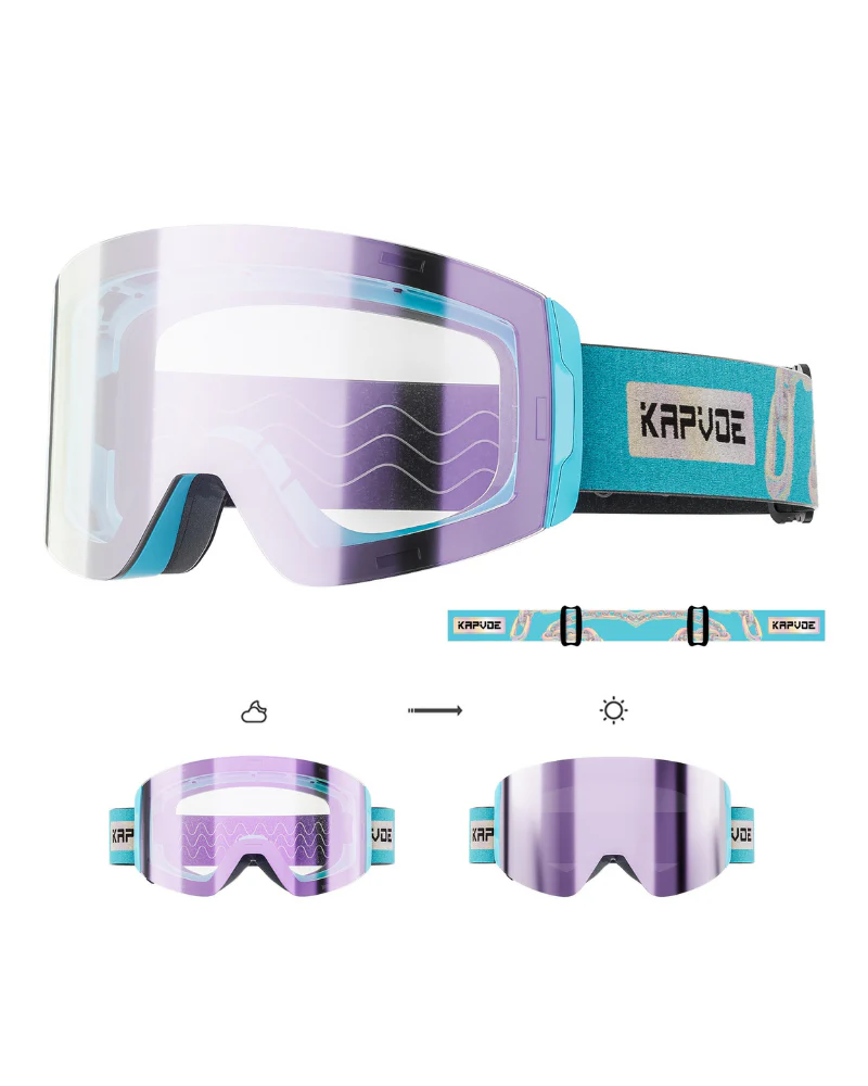 Ski Wear Outdoor Photochromic Magnetic Ski Goggles - Image 10