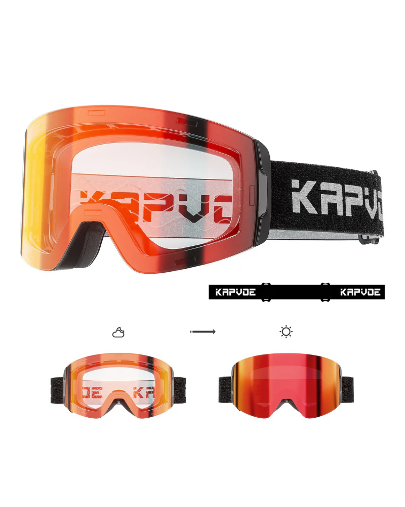 Ski Wear Outdoor Photochromic Magnetic Ski Goggles - Image 12