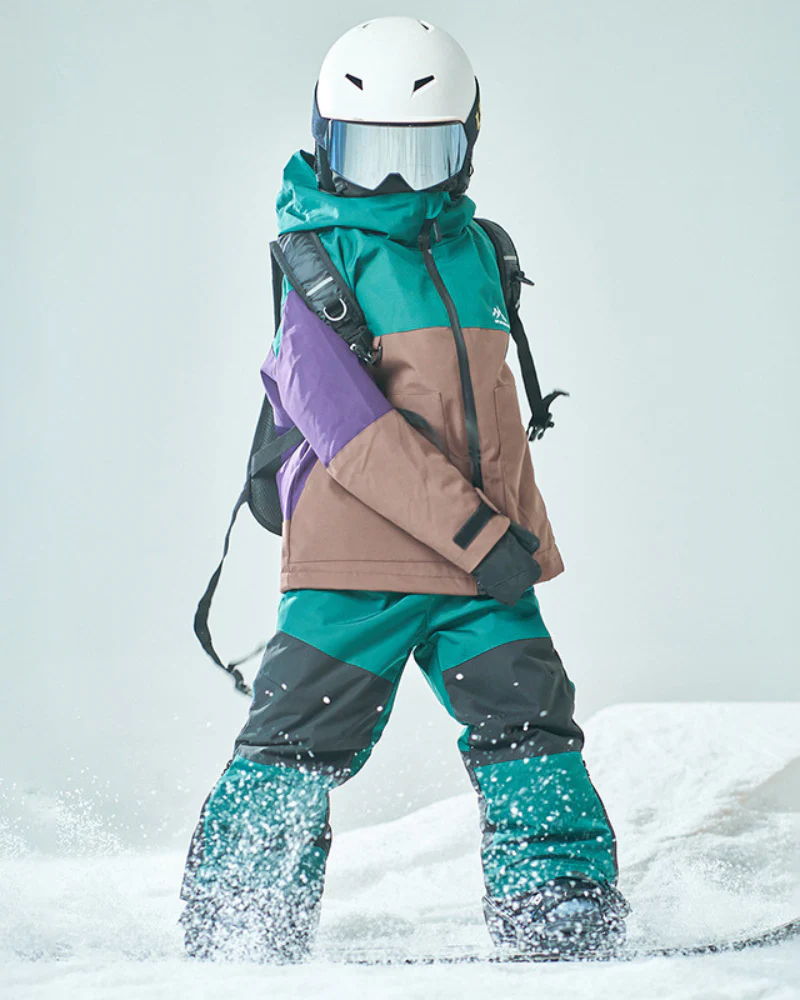 Ski Wear Outdoor Waterproof Jacket&Bibs Kids Snow Suit (Single Unit Available) - Image 2
