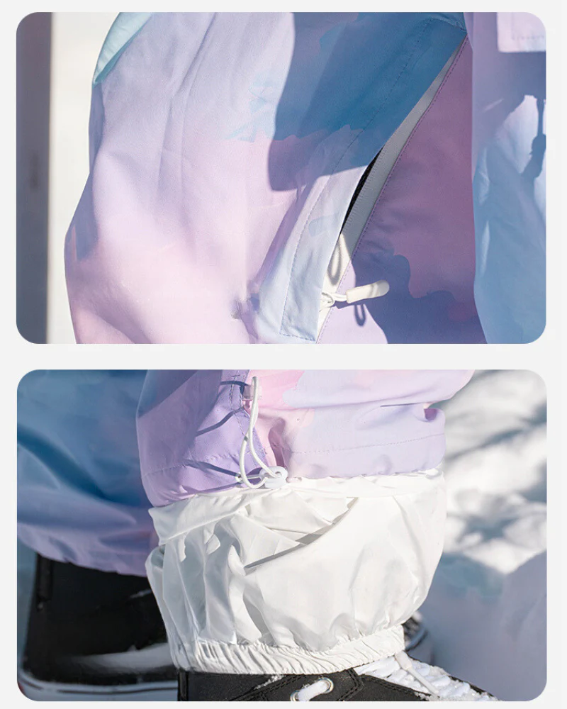Ski Wear Pink&Purple Snow Jacket&Pants Suit -Women's (Single Unit Available) - Image 14
