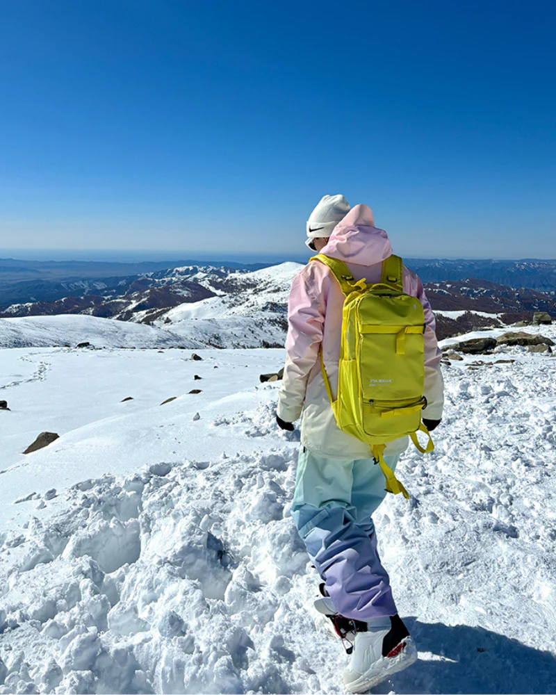 Ski Wear Snow Gear Rainbow Unicorn Snow Suit -Unisex - Image 3