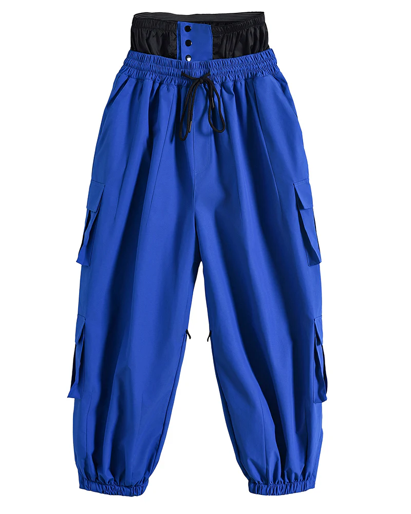 Ski Wear Snow Outfits Baggy Cargo Snow Pants - Unisex - Image 4