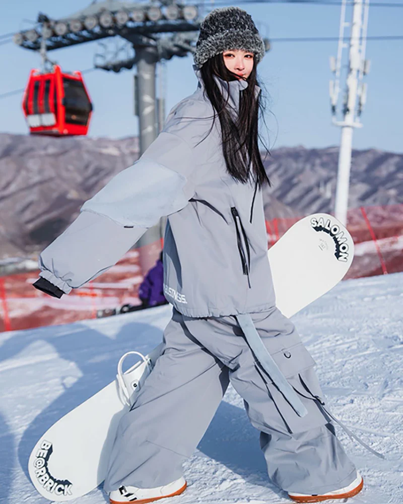 Ski Wear Snow Outfits Hip-Hop Snow Suit -Unisex - Image 3